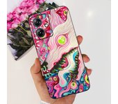 For Motorola G54 Case Stylish Dinosaur Cartoon Pattern Back Case Soft TPU Silicone Moto G54 G 54 5G Bumper MotorolaG84 Funda