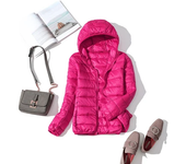 90% Ultra-light Plus Size Thin Down Jacket Women 2020 Autumn Winter Slim Short Hooded Warm White Duck Down Coat Women Outerwear