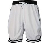 Pantalones de Baloncesto Cruzado para Hombres Línea de Malla de Secado Rápido Cintura Elástica