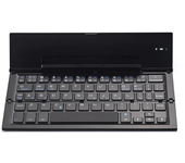 Folding Bluetooth Keyboard Portable Travel Foldable Keyboard for iPhone Xs max/iPad/iPad Mini 4, Samsung Android Tablet