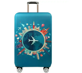 Funda de equipaje de tela elástica, Protector de maleta, funda antipolvo para equipaje, adecuada para maleta de 18-32 pulgadas, organizador de viaje