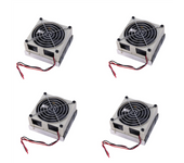 4X DIY Thermoelectric Cooler Cooling System Semiconductor Refrigeration System Kit Heatsink Peltier Cooler for 10L Water