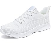 Zapatillas transpirables para correr para hombre, calzado deportivo informal con cordones