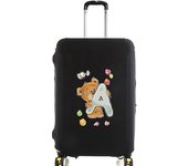 initial letter Printed Design Travel Trolley Case Cover Protector Washable Suitcase Cover Luggage Storage Covers for 18-32 Inch Luggage Cover