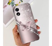 For OPPO A38 4G Case CPH2579 A 38 Shockproof Cover Stylish Flower Love Heart Soft Silicon Funda For OPPO A18 CPH2591 Coque 6.56"