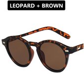 Gafas de sol de moda Retro para hombres y mujeres, gafas de sol con montura redonda pequeña Vintage, lentes amarillos UV400, gafas de sol