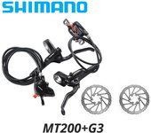 Original Shimano MT201 M315 MTB Mountain Bike Hydraulic Disc Brake MT200 Brakes 2 Piston 3 Finger Steel Lever BL-MT200