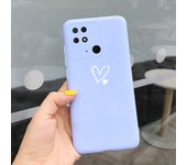 For Redmi 10C Case Redmi 10a Cover Couple Heart Cartoon Cute Cat Liquid Silicone Bumper On Xiaomi Redmi 10a Redmi10c NFC Cases