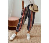 Pantalones Mujer Verano Pantalones de Lino Cómodos Palazzo Cintura Alta Pantalones Rectos Ligero Casuales Flojo Pantalones Pantalón Anchos con Bolsillos y Cordón