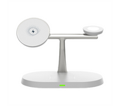 White15W Three-In-One Magnetic Wireless Charger Fast Charging Station, Suitable for Apple Products and Other Devices
