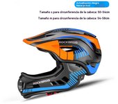 Cascos ciclismo niños integral bicicleta mtb seguro aire libre patineta
