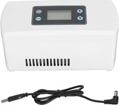 Portable Insulin Cooler Refrigerated Box Compact Insulin Cooler Case Mini Medicine Refrigerator Box with USB Data Cable