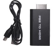 HDV-G300 PS2 to HDMI 480i/480p/576i Audio Video Converter Adapter with 3.5mm Audio Output Supports All PS2 Display Modes
