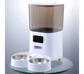 5L Pet Feeder with Camera Automatic Cat Feeder Smart Dog Food Dispenser WiFi Timing Quantitative Stainless Steel Feeding Bowl