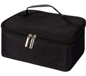 Women Men, Small Thermal Box, Insulated Lunch Bag, Portable Cooler Snack Bag for Work Picnic BLAK