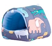 Winter Cute Cartoon Rabbit Squirrel Mini Cage Guinea Pig Nest Small Animal Mice Rat Pet Sleeping Bed Hamster House Warm Soft Mat