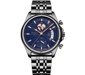 Resistente al agua multifuncional luminoso reloj de los hombres reloj de pulso de moda