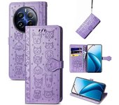 For Oppo A3 A60 realme 12 c53 665 note 50 pro tapa de móvil de lujo ranura de tarjeta antideslizante billetera clip carcasa