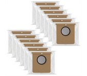 12Pack Dust Bags For Eufy L50 SES L60 SES Vacuum Cleaner Self-Emptying Dock, For Conga Home 1000,8090 Ultra,9090AI