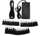 Universal DC 12V 15V 16V 18V 19V 20V 24V 4.5A 4A Adjustable Power Supply Adapter 34 Detachable Plugs for Laptop EU Plug