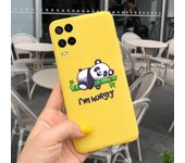 For OPPO A54 2021 Case CPH2239 OPPOA54 Cover Stylish Painted Phone Back Funda For OPPO A54 5G CPH2195 A 54 Shockproof Soft Coque