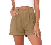 Pantalones cortos mujer verano tallas grandes sueltos pantalón corto con cintura y cordón ajustados trekking deportivos
