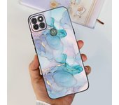For Motorola Moto G9 Power Case Moto G9 Play Silicone Soft Cover Fashion Flower Painted Matte Case For MotoG9 Power TPU Fundas