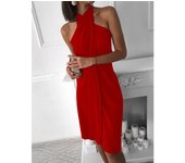 Vestido Playa Mujer 2025 Tirantes Cruzados, Gasas Transpirables y Diseño Asimétrico – Estilo Bohemio para Vacaciones o Fiestas Nocturnas