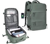 mochila de viaje para mujer, mochila de transporte,impermeable para deporte al aire libre, bolsa para computadora portátil