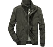 Winter Jacket Fleece Outdoors Leisure New Stand Tops Solid Color Simplicity Multiple Pockets Thickening Keep Warm Coats Man ff5