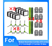 28 Pcs for IRobot Roomba Combo J7/ Combo J7+/ Comboj9+/ Combo 10 Max Robot Replacement Parts Cleaner Parts Replacement