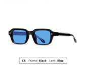 Gafas de sol de montura pequeña Gafas de sol de protección UV cuadradas retro de moda