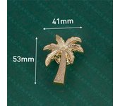 KAK 5pcs Gold Cabinet Knobs and Handles Animal Plant Shape Design Kitchen Handles Zinc Alloy Furniture Handle Door Hardware