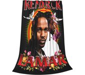 Super Soft Music Kendricks Blanket Lightweight Lamars Throw Blankets Funny Flannel Blankets & Throws Decor for Couch Bed Sofa Bedroom Home Picnic Plush Travel Blankets for Adult Men Women 60"x50"-Style-20-80"x60"