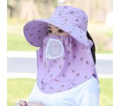 Gorra de Sol para Mujer Protección UV para Cuello y Cara Perfecto para Senderismo, Playa, Ciclismo y Montañismo