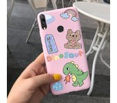 For Huawei Y7 2019 Case DUB-LX1 6.26 inch Luxury Silicone TPU Phone Protection Back Cover For Huawei Y 7 HuaweiY7 2019 Bumper