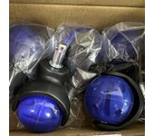 (5 Packs) 2 Inch Office Chair Quiet Wheel Optional M11 Pole & Smooth Gliding Heavy Duty Chair Casters Desk Chair Wheels
