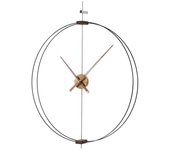 Reloj de pared decorativo arte minimalista modelo habitación sala de estar madera maciza mesa de mano grande