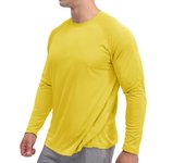 Men's UPF 50+ Rash Guard Long Sleeve Athletic T-shirts