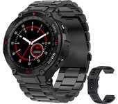Smart Watch for Men Bluetooth Dail Answer Calls Built in Speaker Outdoor Military Tactical Sports Watch Fitness Tracker Watch with Pedometer Sleep Full Touch Fitness Watch for Android & iOS for Men Women