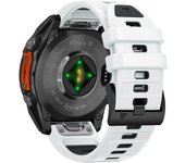 QuickFit 22mm 26mm Fenix8 Watch Band For Garmin Fenix E 8 47mm 51mm 7 7X 6 6X/Epix Pro/Enduro 3 Two-Tone Silicone Strap Bracelet