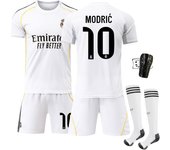 Real Madrid 2025/26 Official Replica Home Jersey Set -  For Adult/kids - With Shirts + shorts + socks + pad
