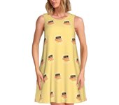 Customized A-Aperols Spritz Women's 3D Printed Holiday Travel Sleeveless Beach Dress