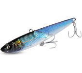VIB Metal Jig Lure 20g 30g 40g Spinner Spoon 3D Eye Color Laser Spinning Fishing Tackle Hook Casting Blade Pesca Vibetion Bait