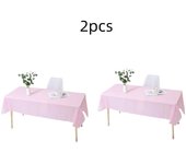 1pc Reusable Tablecloths 137x183cm BPA Free Plastic Dining Table Cover Cloth for Parties Picnic Camping Disposable Tablecloths