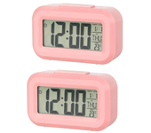 Reloj despertador Digital LED con retroiluminación, calendario de datos y hora, reloj de mesa con retroiluminación electrónica