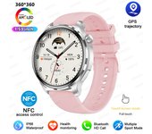 Reloj inteligente para hombre, dispositivo con Pantalla HD AMOLED de 360x360, Llamadas por Bluetooth y Azúcar en la sangre, con GPS Track, NFC, IP68, 360*360 HD Pantalla Para Android IOS