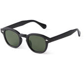 Gafas de sol redondas para hombre y mujer, lentes de sol cuadradas con remaches, color amarillo y azul, diseño Retro de marca, a la moda, UV400, 2024
