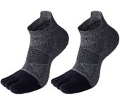 Breathable Male Running Cotton Autumu Winter Football Five Finger Socks Short Toe Socks Tube Socks Men Sport Socks