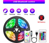 USB RGB Led Strip Lights Bluetooth APP Control 5050 RGBW Strip Lamp Backlight Tape Ribbon Decor For Room Wall TV
